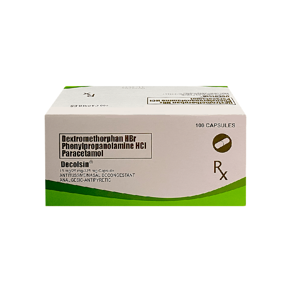 Decolsin REF (phenylephrine HCl + chlorphenamine maleate + paracetamol) capsule