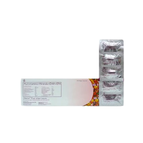 Obimin Plus (multivitamins, minerals, and folic acid) capsule