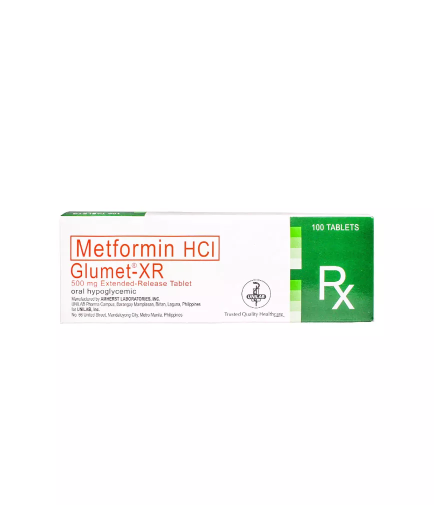 Glumet XR (Metformin) 500mg Tablet