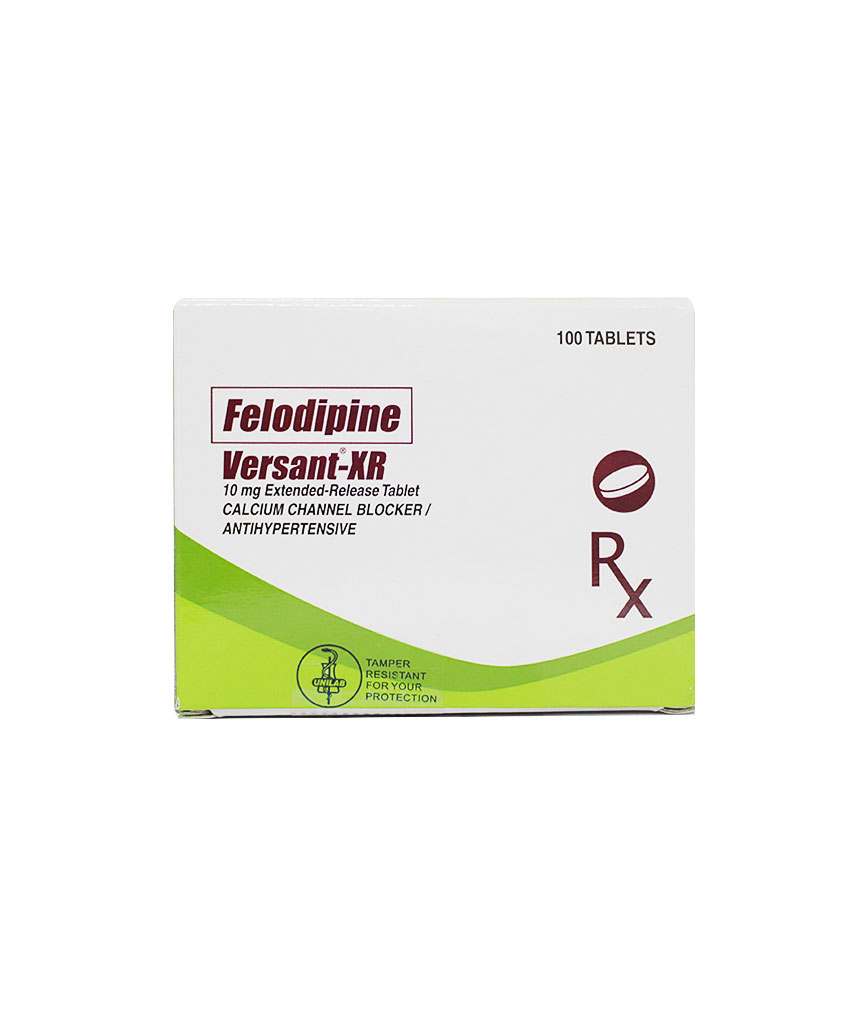 Versant-XR (felodipine) 10mg extended-release tablet