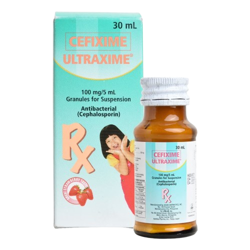 Ultraxime (Cefixime) 100mg/5ml Syrup, 30ml 