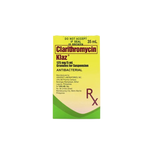 Klaz (Clarithromycin) 125mg/5ml Suspension 35ml