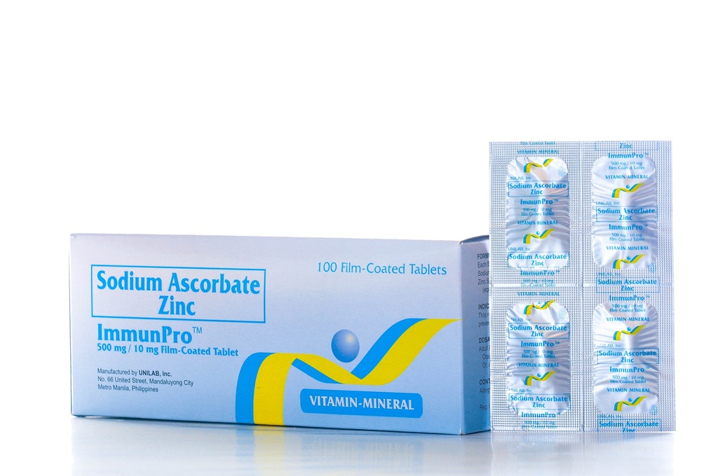 ImmunPro (sodium ascorbate + zinc) tablet 