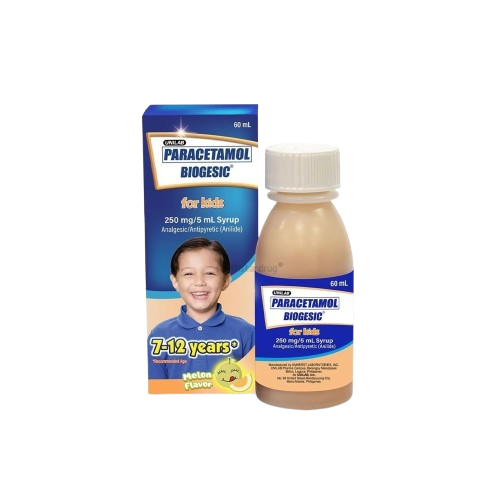 Biogesic (Paracetamol) 250mg/5ml Syrup Melon 60ml