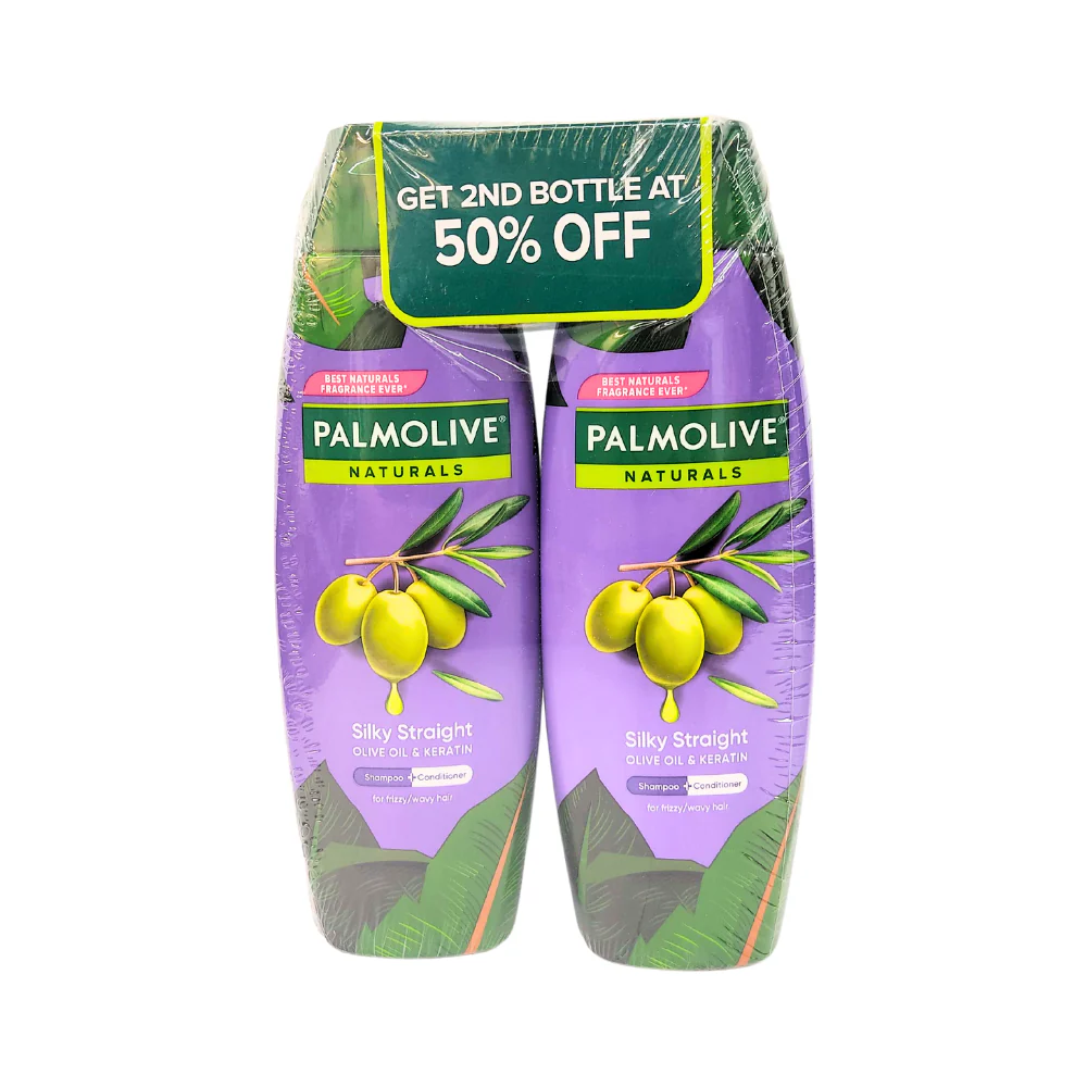 Palmolive Silky Straight 2nd Bottle 50% Off (Violet) 