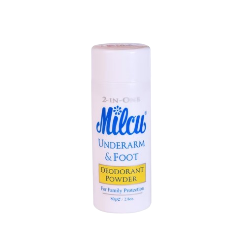 Milcu Underarm & Foot Deodorant Powder 80g
