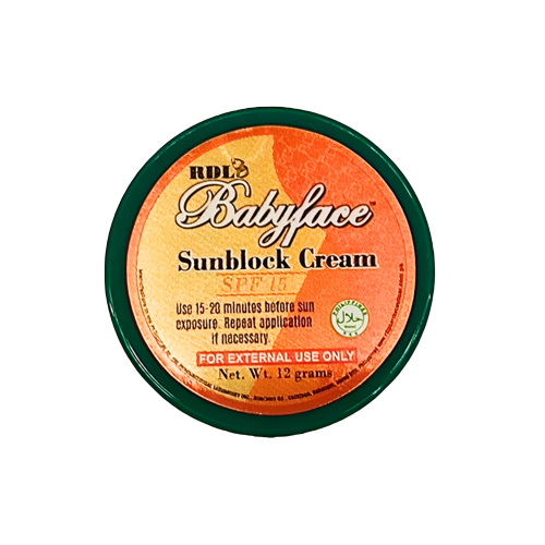RDL Baby Face Sunblock Cream SPF15 12g