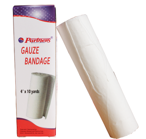 Partner's Gauze Bandage Roll 4x10 