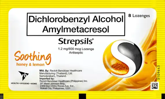 Strepsils Honey Lemon Lozenges 