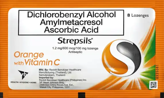 Strepsils Orange Lozenges 