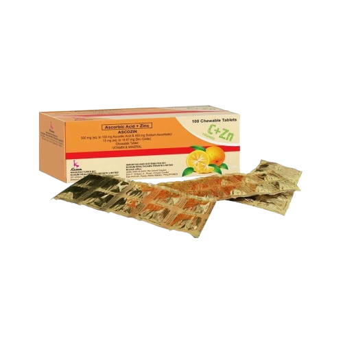 Ascozin (ascorbic acid + zinc) tablet 