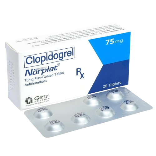 Norplat (Clopidogrel) 75mg film-coated tablet