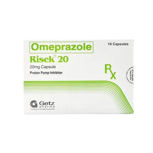 Risek (Omeprazole) 20mg capsule