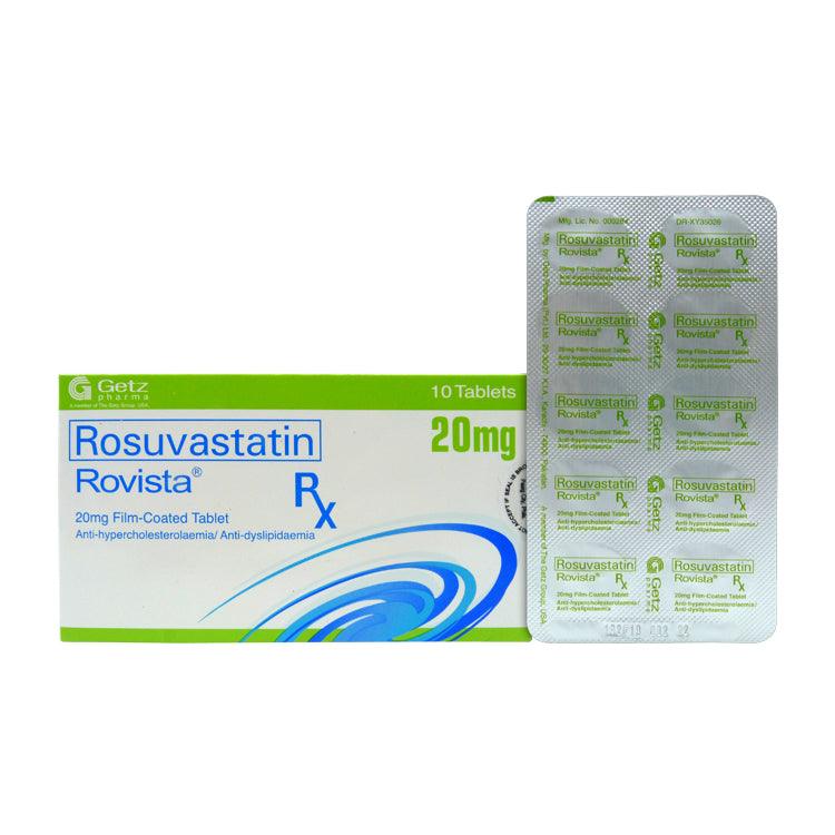 Rovista (Rosuvastatin) 20mg tablet 