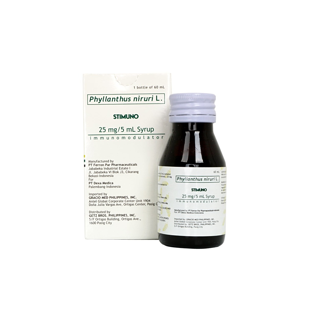 Stimuno 25mg/5ml Syrup 60ml 