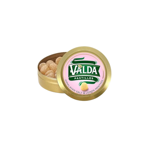 Valda Pastilles Himalayan Salt & Lemon Menthol 50g 