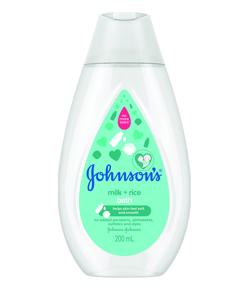 J&J Milk + Rice Bath 200ml 