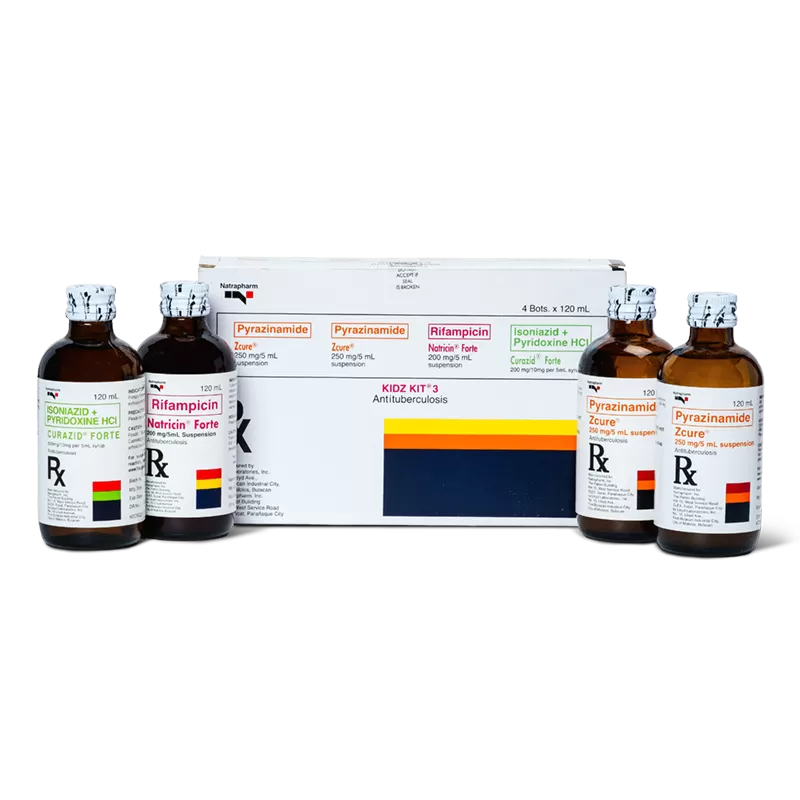 Kidz Kit 2 (rifampicin + isoniazid) 120mL syrup