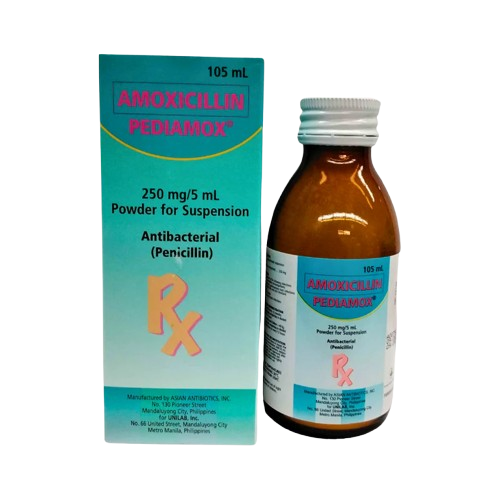 Pediamox (Amoxicillin) 250mg/5ml Suspension 105ml 