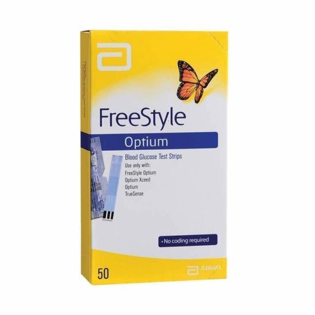 Freestyle Optium BG strips 50s