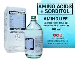 Aminolife (Amino Acids) IV Infusion Solution, 500mL 