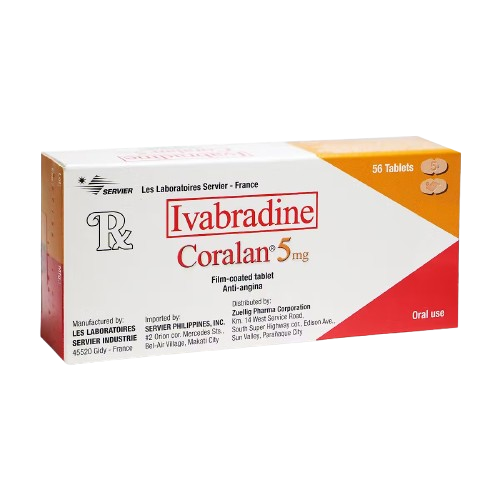 Coralan (ivabradine) 5mg film-coated tablet 