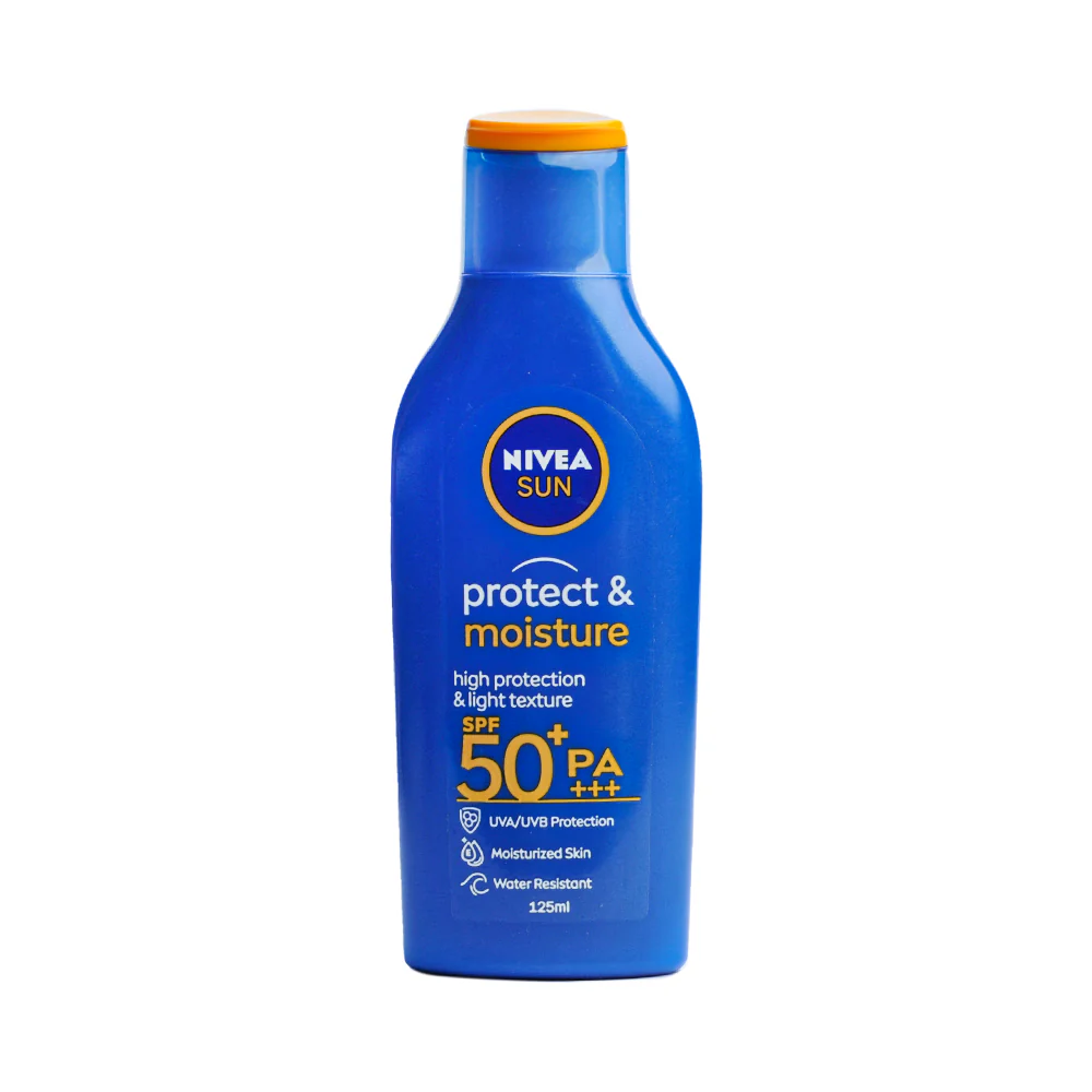 Nivea (Sun Protect & Moisture) SPF50 sunscreen 125ml