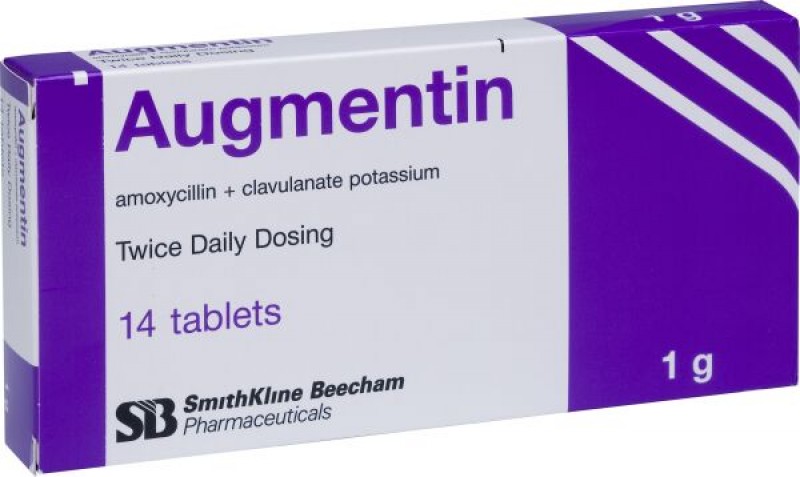 Augmentin (co-amoxiclav) 1g tablet