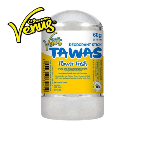 Venus Charm Tawas Deodorant Stick Flower Fresh 60g 