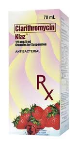 Klaz (Clarithromycin) 125mg/5ml Suspension 70ml