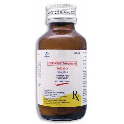 Taxim-O (Cefixime) 100mg/5mL suspension 60ml
