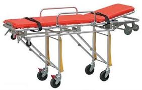 Ambulance stretcher-collapsible
