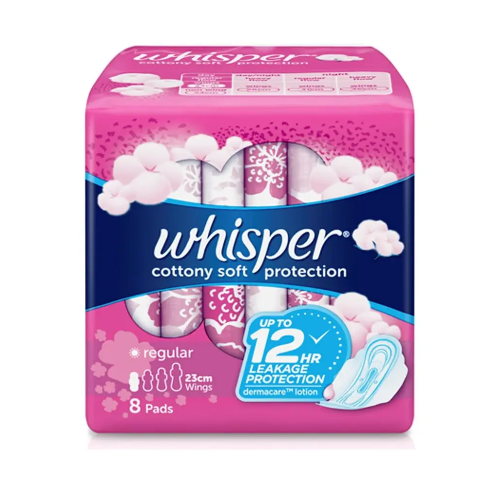 Whisper Breathable Cottony Soft with Wings 8s