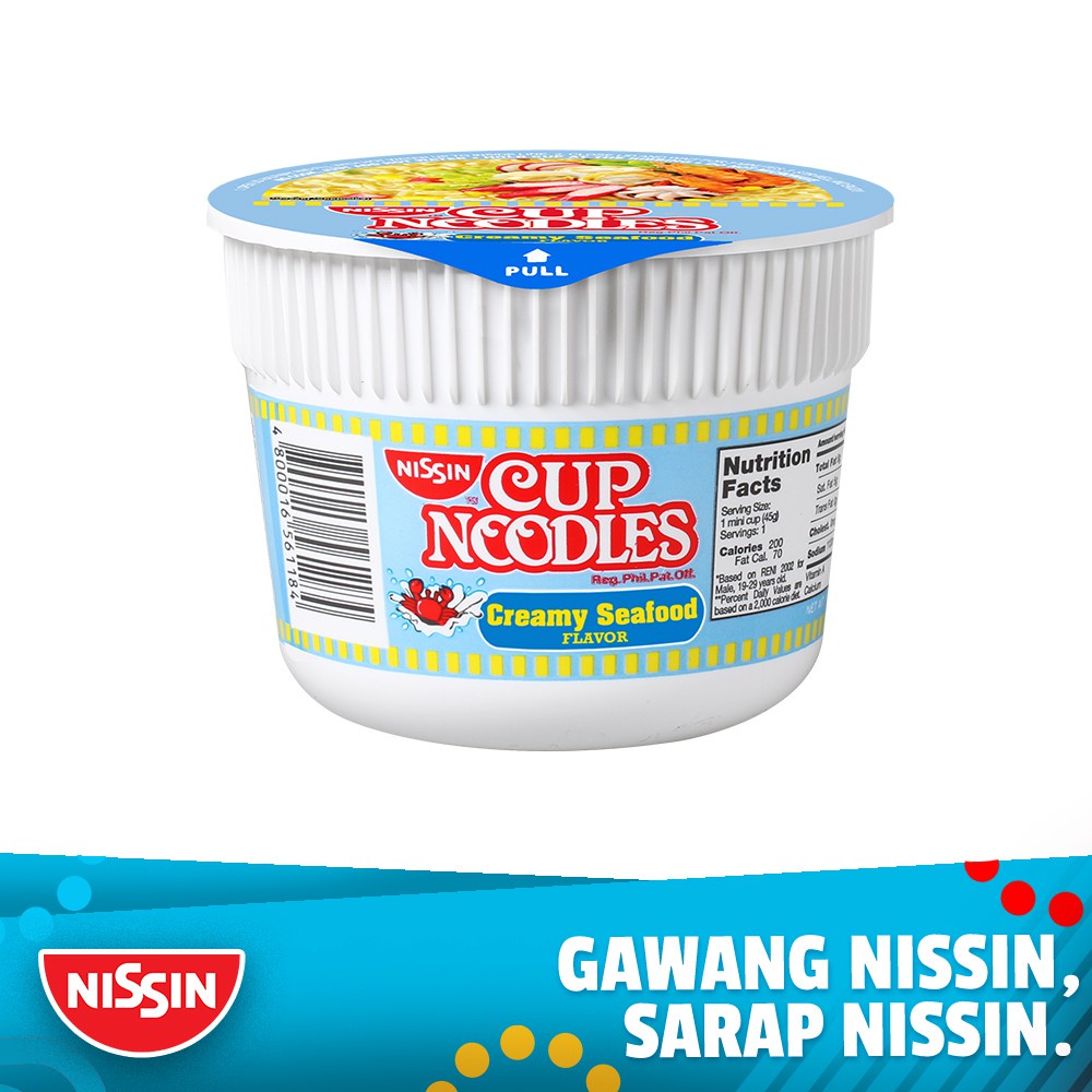 Nissin Cup Noodles Mini Creamy Seafood 
