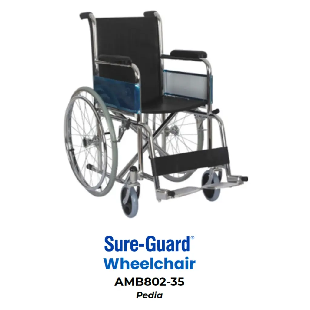 Sureguard Wheelchair Pedia AMB802-35