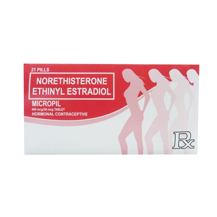 Micropil (Norethisterone/Ethinyl Estradiol) 400mcg/35mcg Tablet 