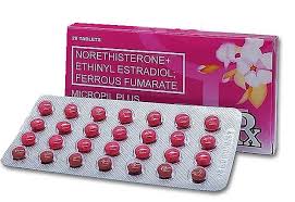 Micropil Plus (norethisterone + ethinyl estradiol + ferrous fumarate) 400mcg/35mcg/75mg tablet