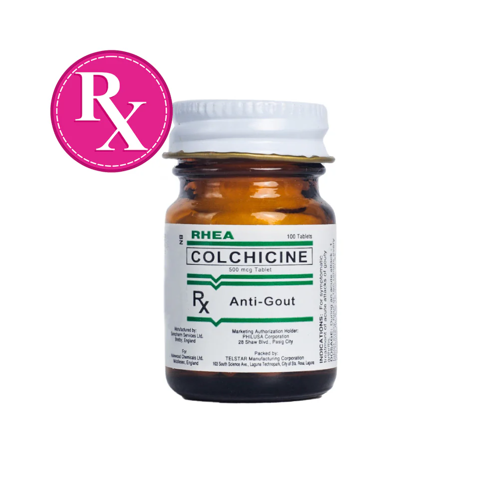 RHEA Colchicine 500mcg Tablet 