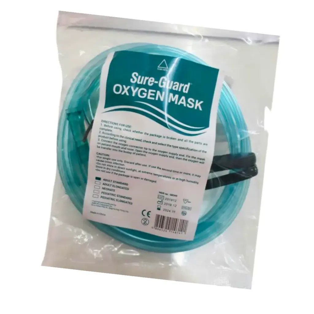 Sure-Guard nasal oxygen cannula adult