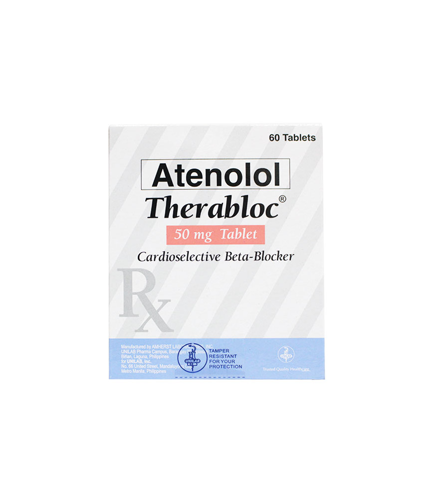Therabloc (Atenolol) 50mg Tablet 