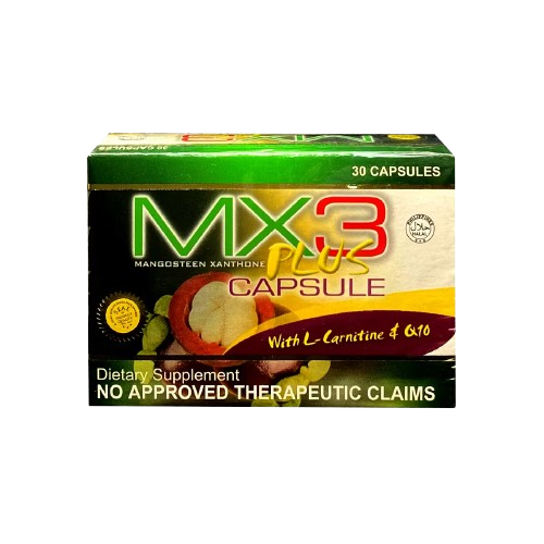MX3 Plus Natural Food Supplement Capsule 