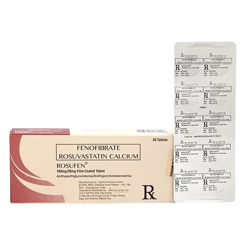Rosufen (Fenofibrate + Rosuvastatin) 160mg/20mg Film-Coated Tablet