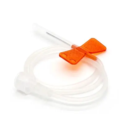 Sure-Guard disposable scalp vein set 25G (orange)