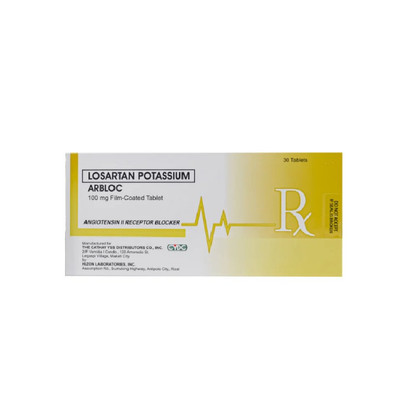 Arbloc (Losartan Potassium) 100mg Film-Coated Tablet 