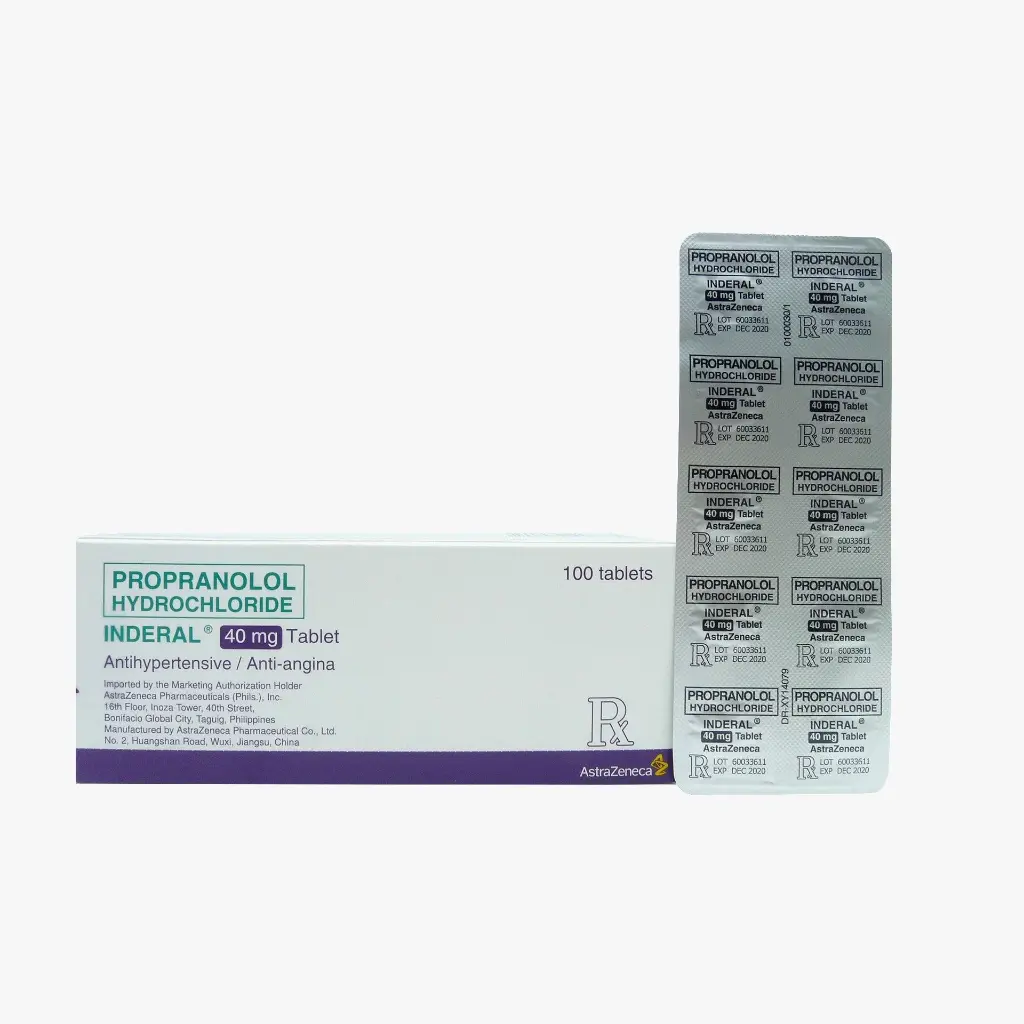 Inderal (propranolol) 40mg tablet 
