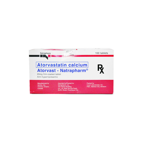 Atorvast-Natrapharm (atorvastatin) 40mg tablet 