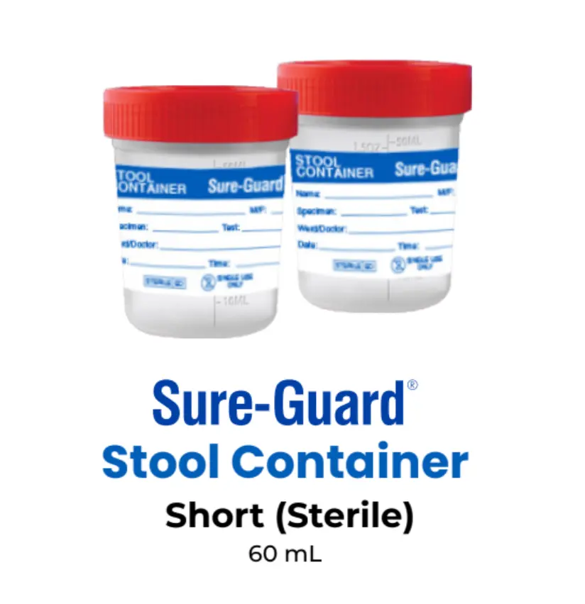 Sure-Guard urine container 60ml sterile 