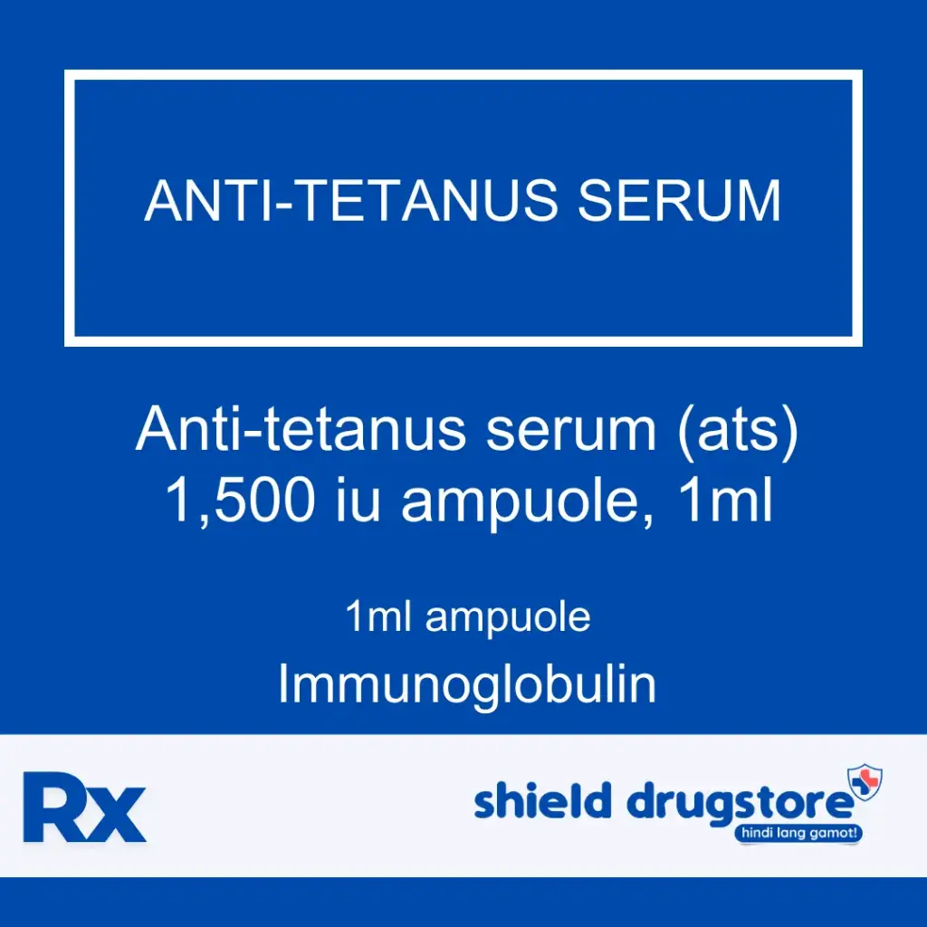 GN-ANTI-TETANUS SERUM (ATS) 1,500 IU AMP, 1ML 