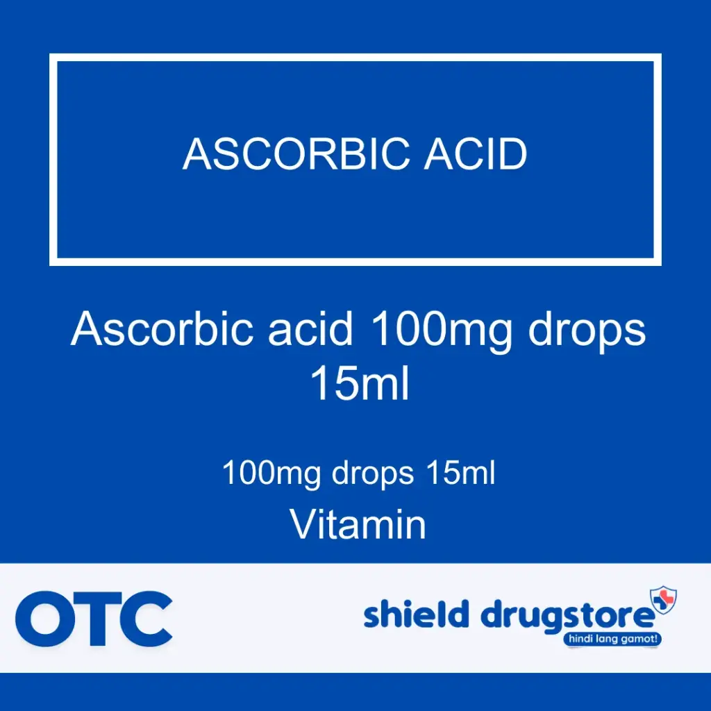 GN-ASCORBIC ACID 100MG DROPS 15ML 