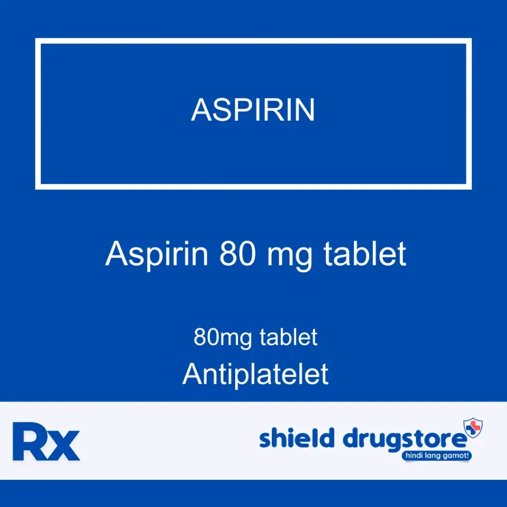 GN-ASPIRIN 80 MG TAB 